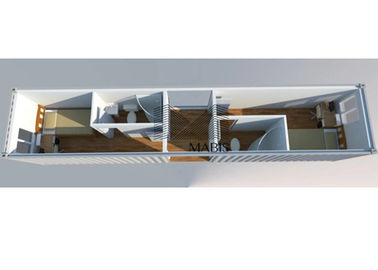 40ft Prefabcontainerhuizen met Keukenbadkamers het Verschepen de Luxe van het Containerhuis